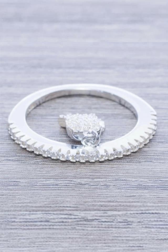 ANILLO CON COLGANTE TULIPÁN