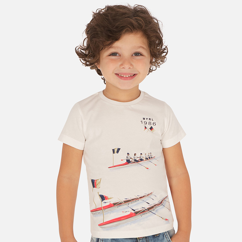 Camiseta manga corta print niño MOD 3060 TALLA 3 AÑOS