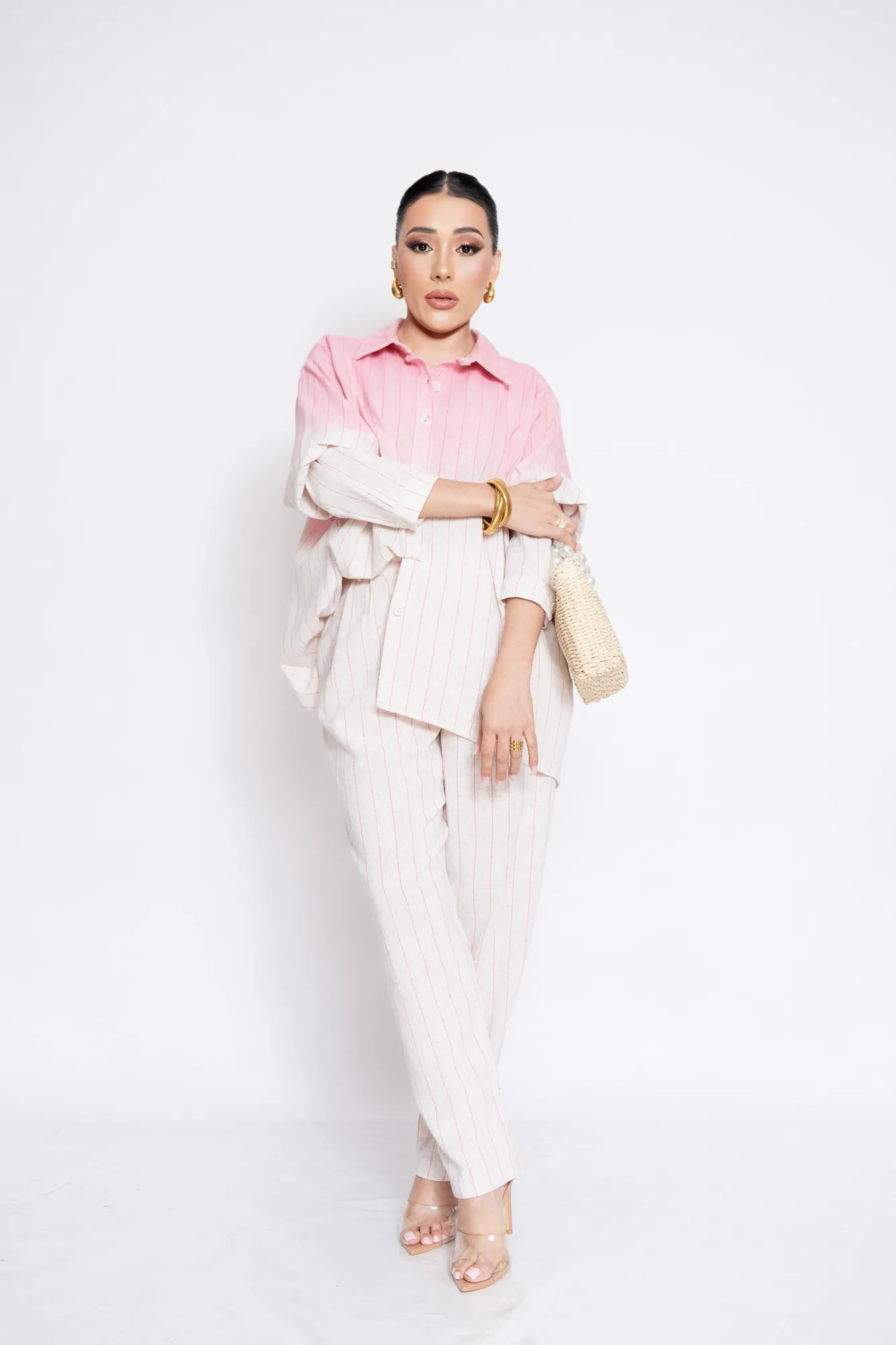 CONJUNTO PINK BEIGE P06044