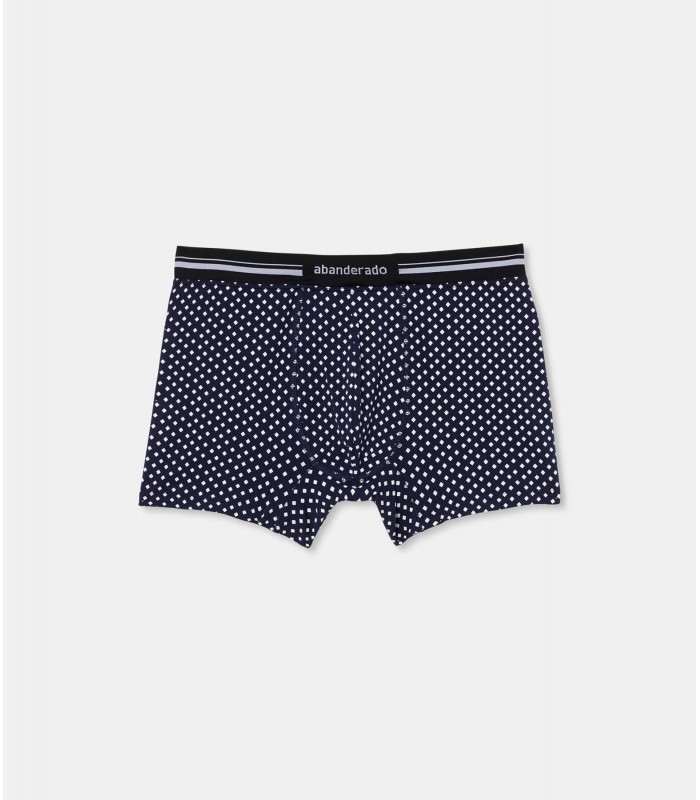 BOXER ABANDERADO ASA077I azul rombo